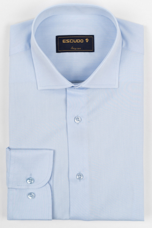 Camasa barbati slim fit bleu PLATINUM-EASY CARE