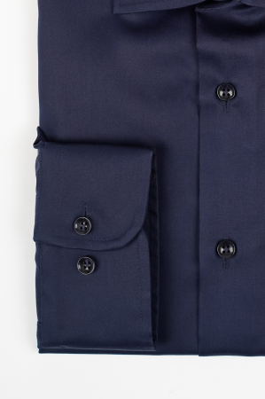 CAMASI CLASICE - Camasa barbati slim fit bleumarin NON IRON 2XL