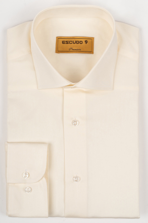 Camasa barbati slim fit crem PLATINUM - EASY CARE