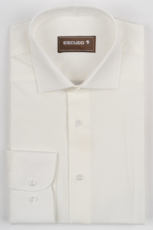 CAMASI - Camasa barbati slim fit ecru CONFORT