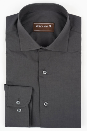 CAMASI CLASICE - Camasa barbati slim fit gri-antracit