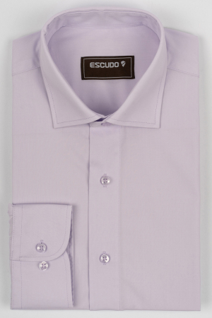 TALL - CAMASI BARBATI INALTI - Camasa barbati slim fit lila CONFORT - TALL