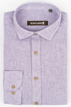 CAMASI DIN IN - Camasa barbati slim fit lila din in