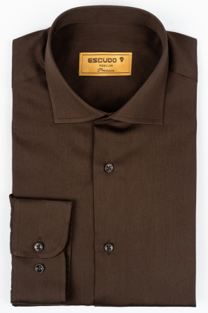 CAMASI MARIMI SPECIALE - Camasa barbati slim fit maro PREMIUM - 2XL
