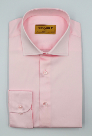 CAMASI CLASICE - Camasa barbati slim fit roz PREMIUM