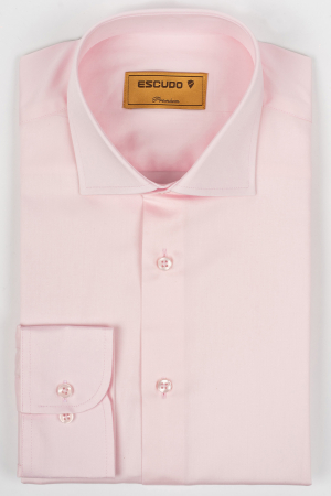 CAMASI CLASICE - Camasa barbati slim fit roz PREMIUM