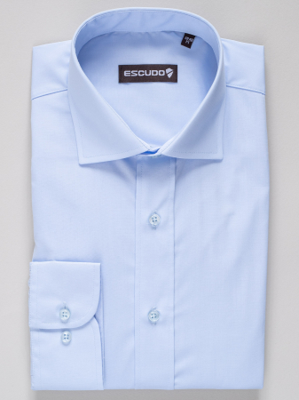 Camasa regular fit bleu