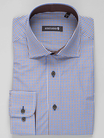 Camasa casual regular fit cu carouri  [0]