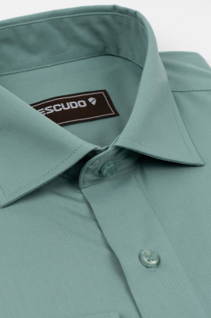 Camasa clasica verde slim fit [2]