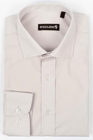 CAMASI - Camasa clasica gri regular fit