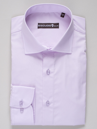 TALL - CAMASI BARBATI INALTI - Camasa lila slim fit TALL