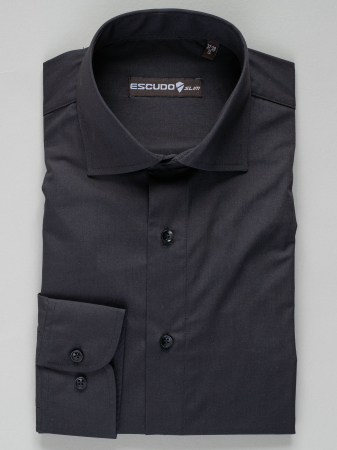 CLASICE - Camasa neagra slim fit 2XL