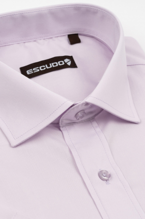 CLASICE - Camasa regular fit lila 2XL-3XL cu maneca scurta