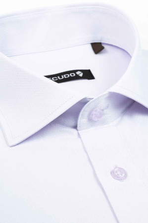 Camasa slim fit lila cu model in tesatura [1]