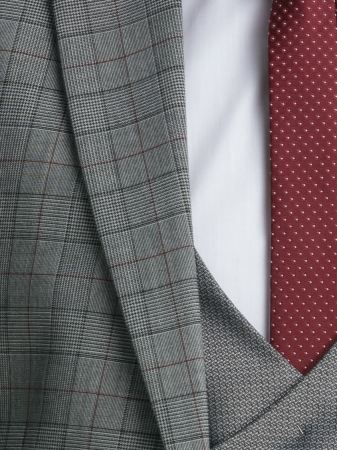 Costum barbati gri slim fit [3]