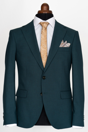 COSTUME SLIM FIT TALIA 2 - Costum barbati slim fit turcoaz - Talia 2