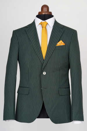 COSTUME BARBATI - Costum barbati slim fit verde-dungi