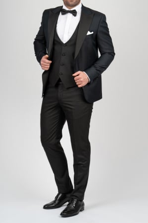 COSTUME BARBATI - Costum barbati Smoking verde inchis slim fit