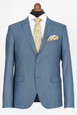 Costum slim albastru-stone [2]