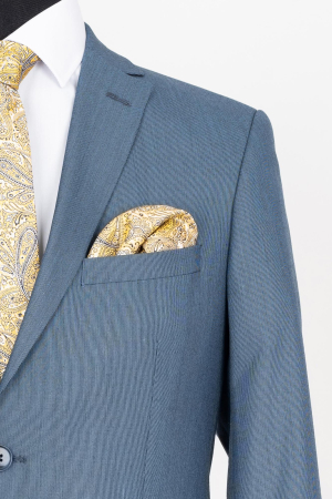 Costum slim albastru-stone [1]