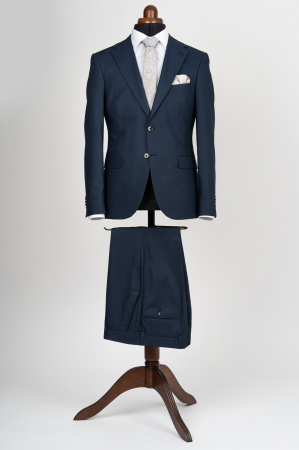 COSTUME SLIM FIT TALIA 2 - Costum slim fit bleumarin-pepit - Talia 2