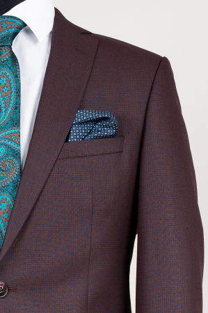 Costum visiniu uni slim fit [2]