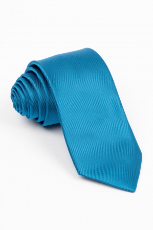 ACCESORII - Cravata albastra uni