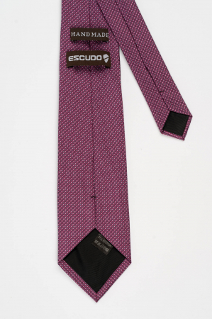 Cravata fucsia cu model geometric [2]