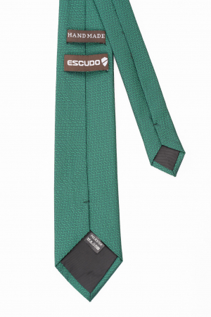 Cravata verde cu insertie neagra [2]
