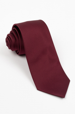 ACCESORII - Cravata burgund-visiniu