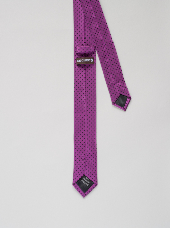Cravata ingusta picouri mov [2]