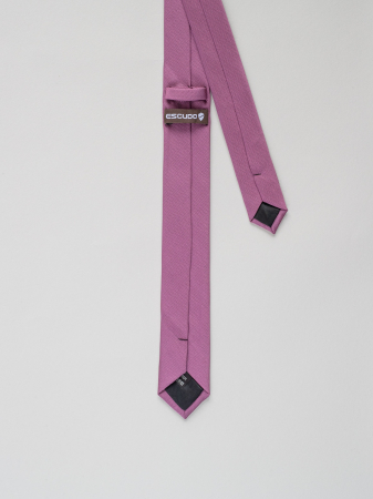 Cravata ingusta uni roz [2]