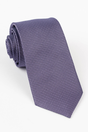 Cravata mov  cu motive geometrice negre [0]