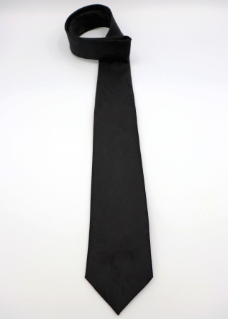 Cravata neagra cu model paisley [2]