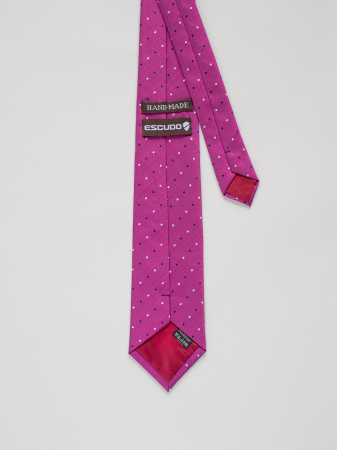 Cravata roz cu picouri [2]