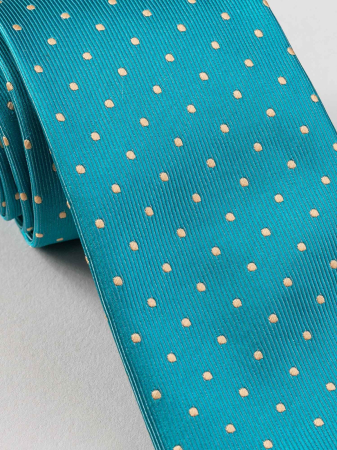 Cravata turcoaz cu picouri [1]