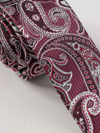 Cravata visinie  ingusta model paisley  [1]