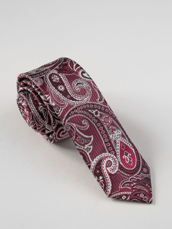Cravata visinie  ingusta model paisley  [0]
