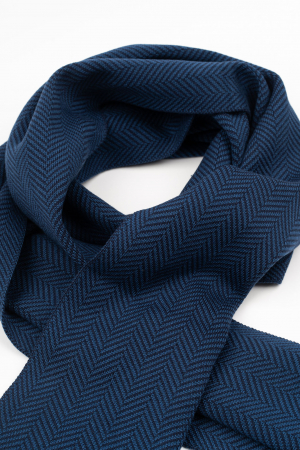 Fular ESCUDO albastru-negru pentru barbati [1]