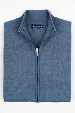 JACHETE - Jacheta cu fermoar barbati slim fit jeans