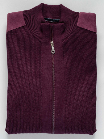 Jacheta cu fermoar regular mov [1]