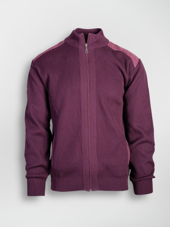 Jacheta cu fermoar regular mov [0]