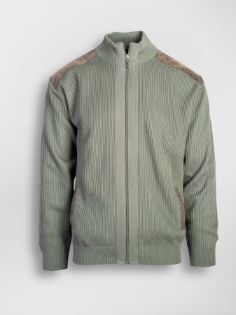 Jacheta tricotata regular oliv [0]