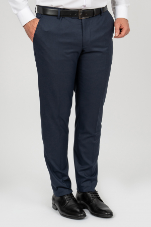 SLIM CLASICI (STOFA) - Pantaloni barbati stofa bleumarin slim fit