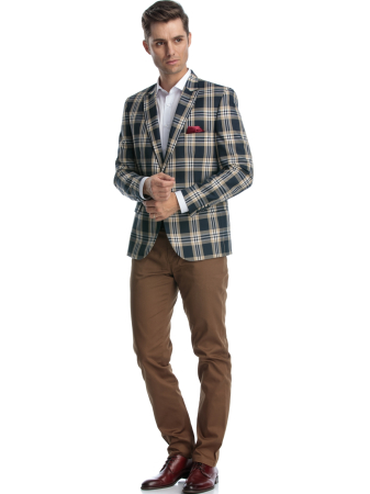 Pantaloni casual maro [0]