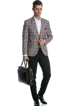 Pantaloni clasici din stofa negri [2]