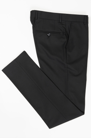 Pantaloni barbati stofa regular fit negri [4]