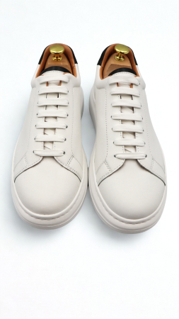 PANTOFI CASUAL - Pantofi barbati casual albi CONFORT