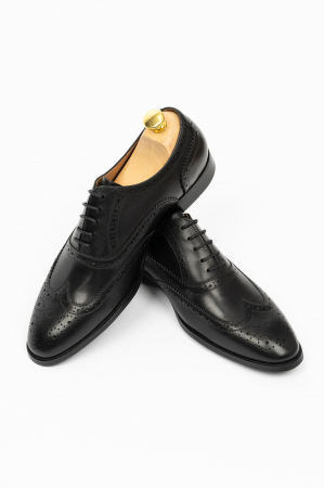 PANTOFI ELEGANTI - Pantofi barbati eleganti negri Brogue