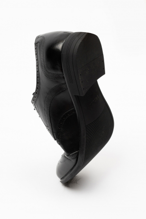 PANTOFI ELEGANTI - Pantofi barbati eleganti negru-brogue M1 piele CONFORT
